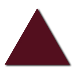 Maroon triangle.